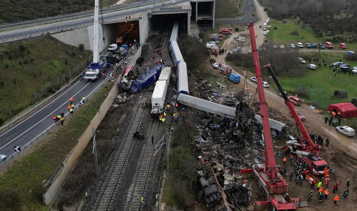 Beim Tempi-Zugunglück in Griechenland vor gut drei Jahren starben 57 Menschen. (Archivbild)