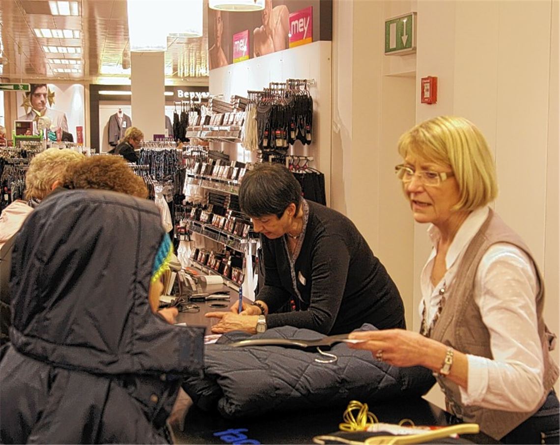 Beim Umtausch von Weihnachtsgeschenken zeigen sich die Händler kulant.