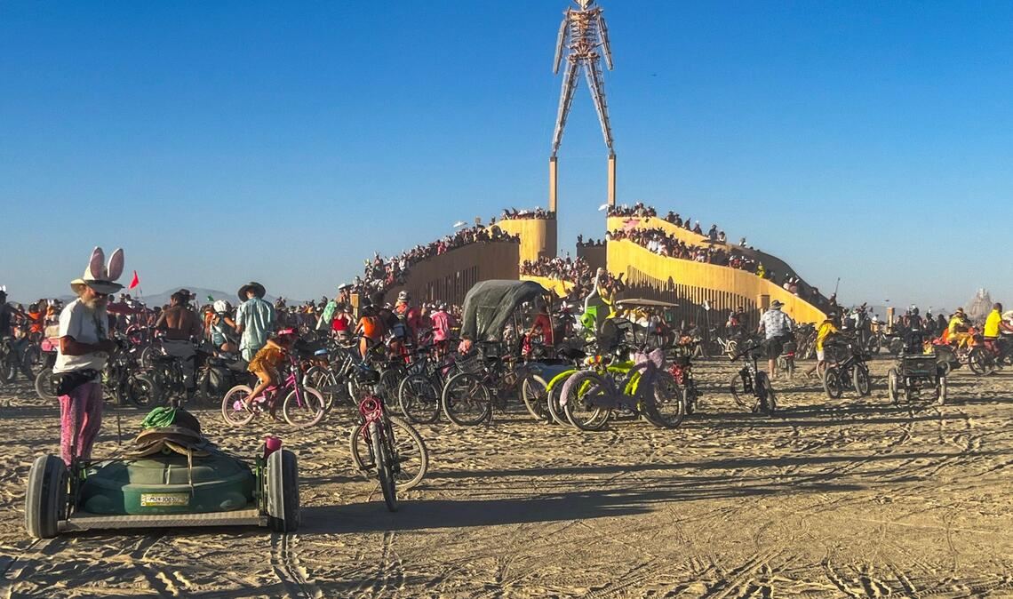 Beim diesjährigen Burning Man ist ein Mensch zu Tode gekommen. Die genauen Umstände klärt nun die Polizei. (Archivbild)