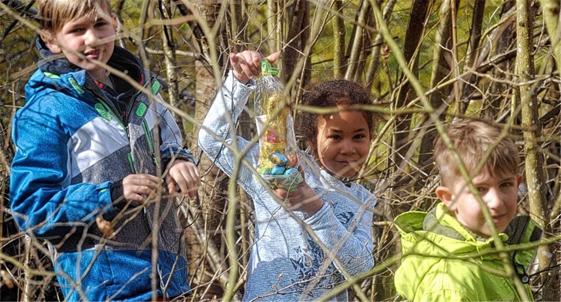 Kinder dürfen bei Züchtern auf die Suche gehen