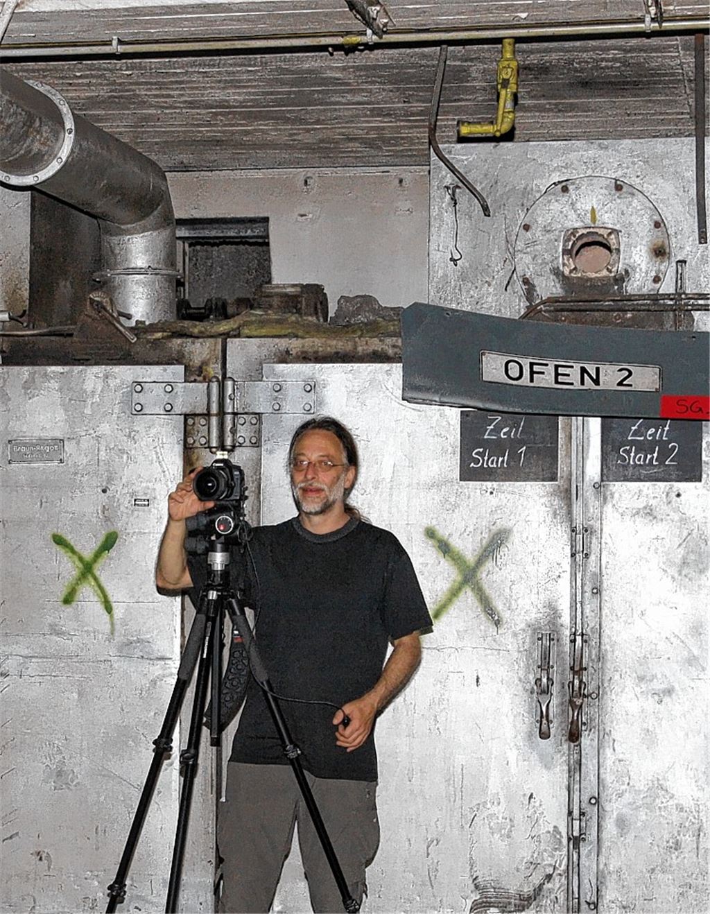 Beliebte Fotoobjekte für Thomas Brotzler: Stillgelegte Werkhallen, wie hier in der Gießerei Schenk in Maulbronn.