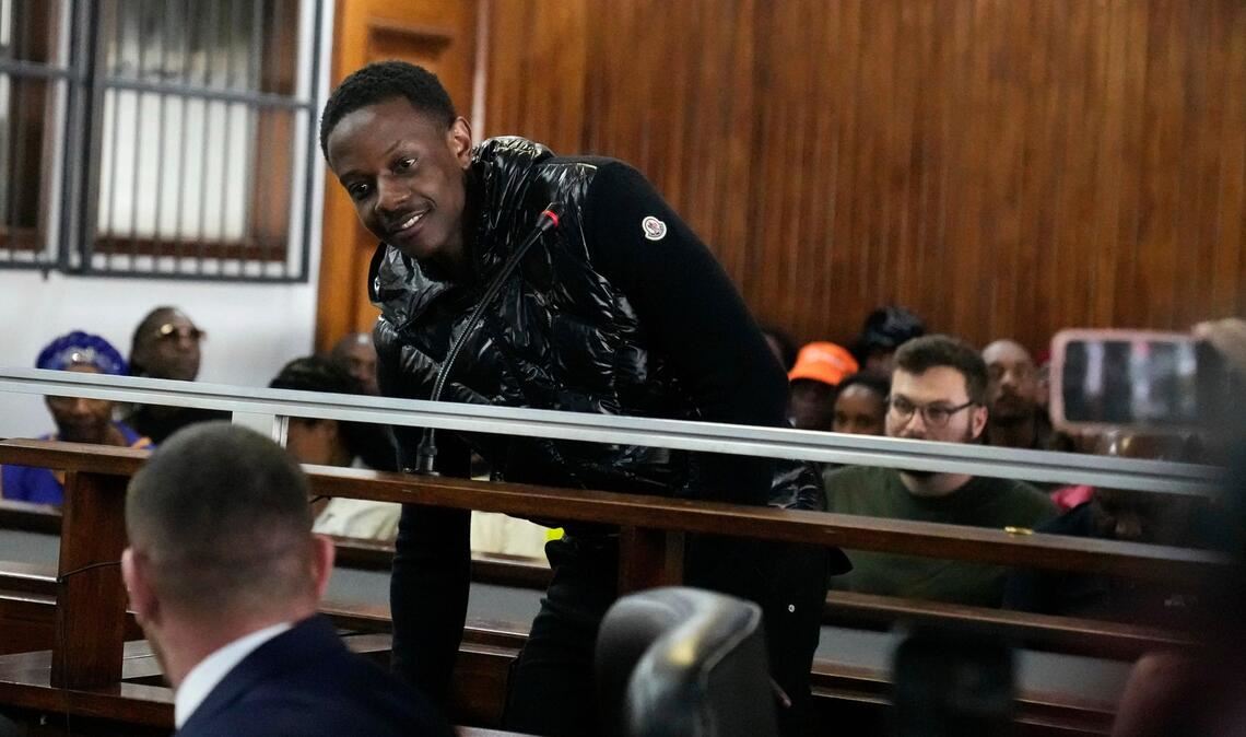 Bellarmine Mugabe vor dem Amtsgericht Alexandra in Johannesburg.