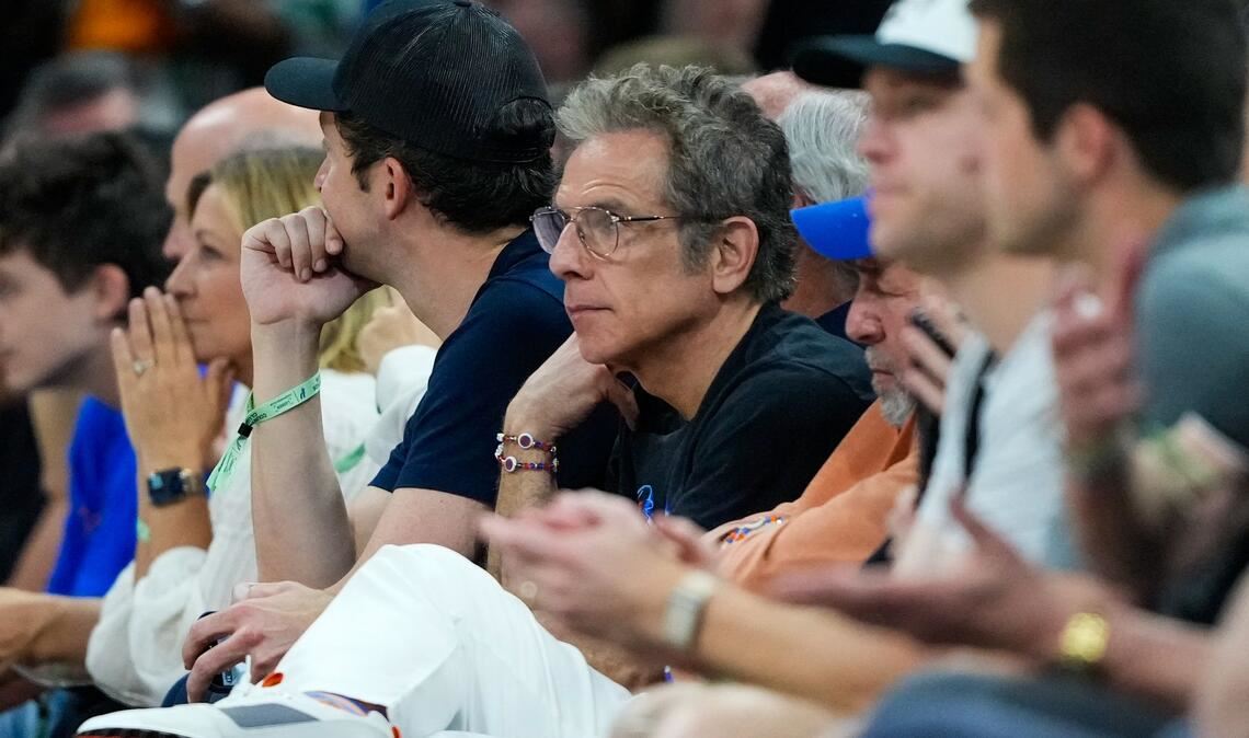 Ben Stiller war wieder unter den prominenten Zuschauern bei den NBA-Finals.