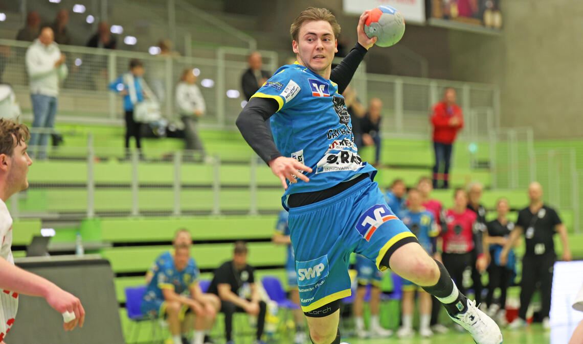 Bennet Löhmar steuert vier Treffer zum Sieg der SG bei.