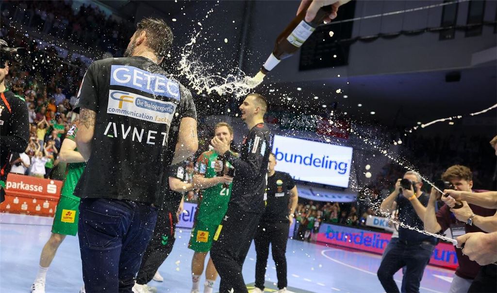 Bennet Wiegert führte den SC Magdeburg zum Meistertitel.