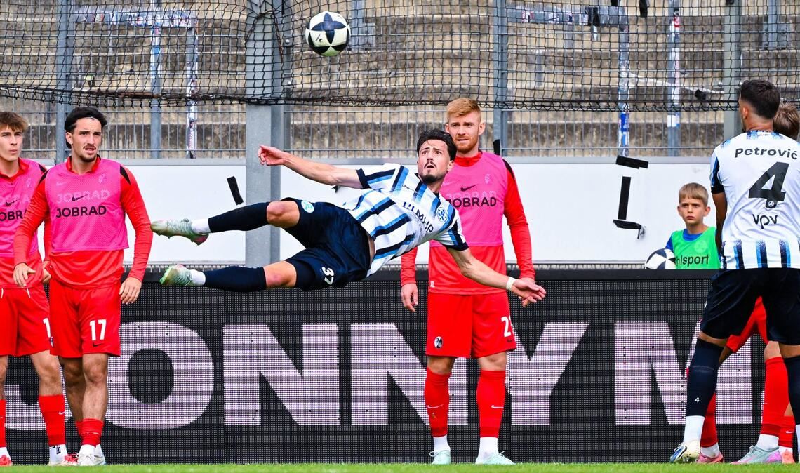 Berishas Seitfallzieher.