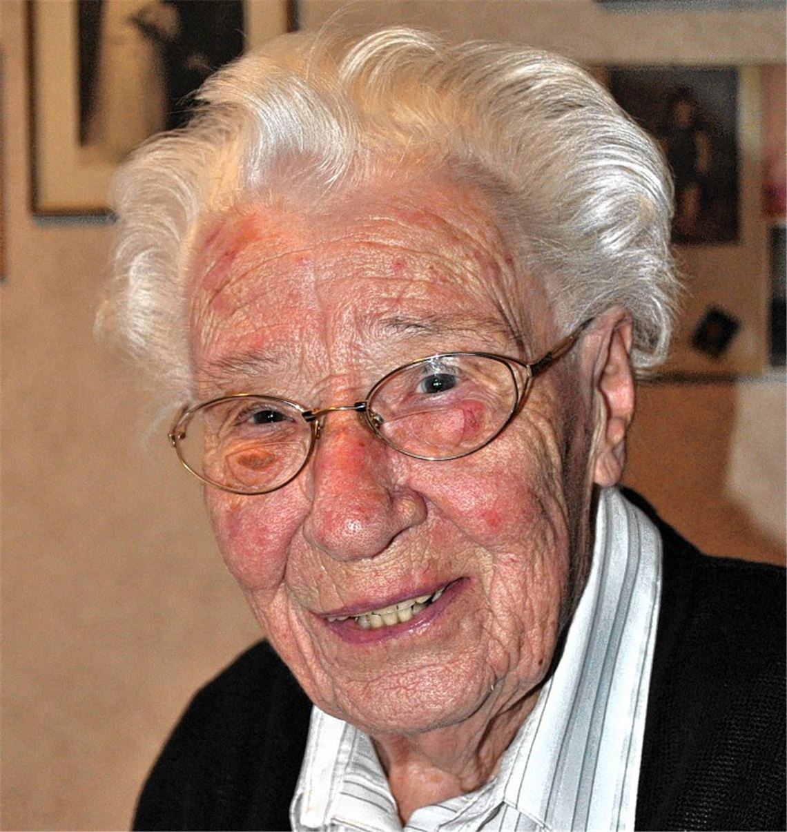 Berta Edele feiert am Sonntag ihren 95. Geburtstag. Foto: Stahlfeld