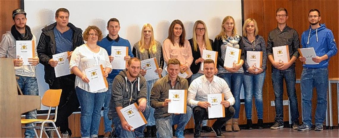 Berufsschule geschafft