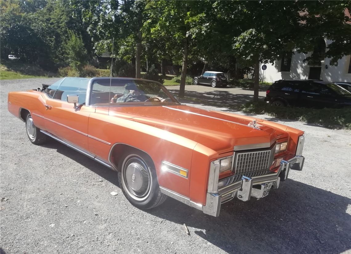 Besagter Cadillac, Baujahr 1975. Foto: privat
