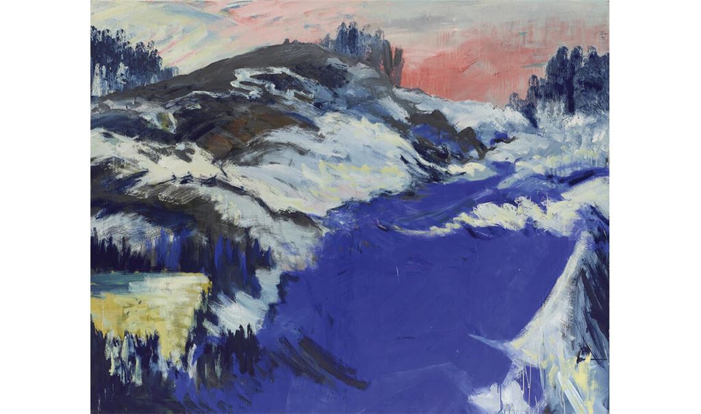 Besinnliche Weihnachten wünscht die Kunstsammlung Heinrich mit einem Bild des Malers Bernd Zimmer aus dem Jahr 1987. Foto: Kunstsammlung Heinrich/Eric Tschernow