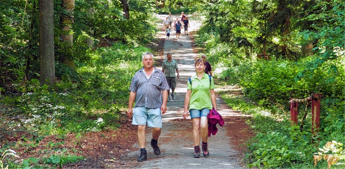 Besonders am Sonntag sind bei bestem Wetter zahlreiche Wanderfreunde auf den Strecken rund um Enzberg unterwegs.