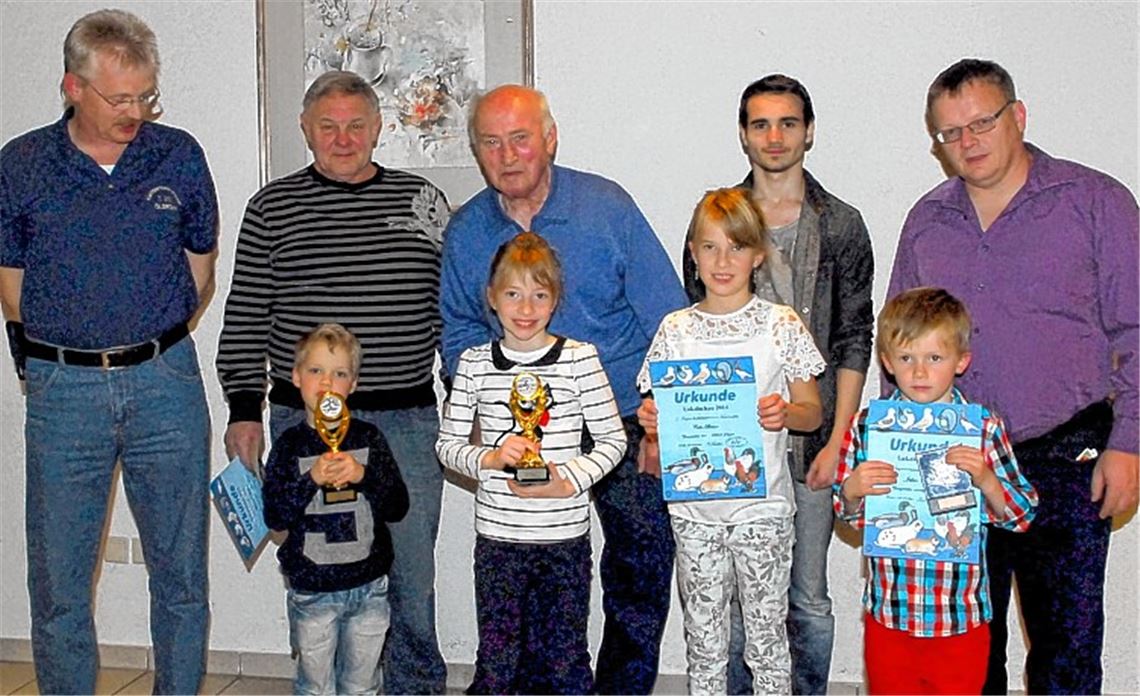 Besonders stolz ist der Verein auf Carina Braun (vorn 2.v.li.), die Landesmeisterin wurde.