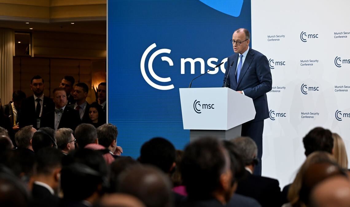 Bestätigt Gespräche über europäische nukleare Abschreckung: Bundeskanzler Friedrich Merz.