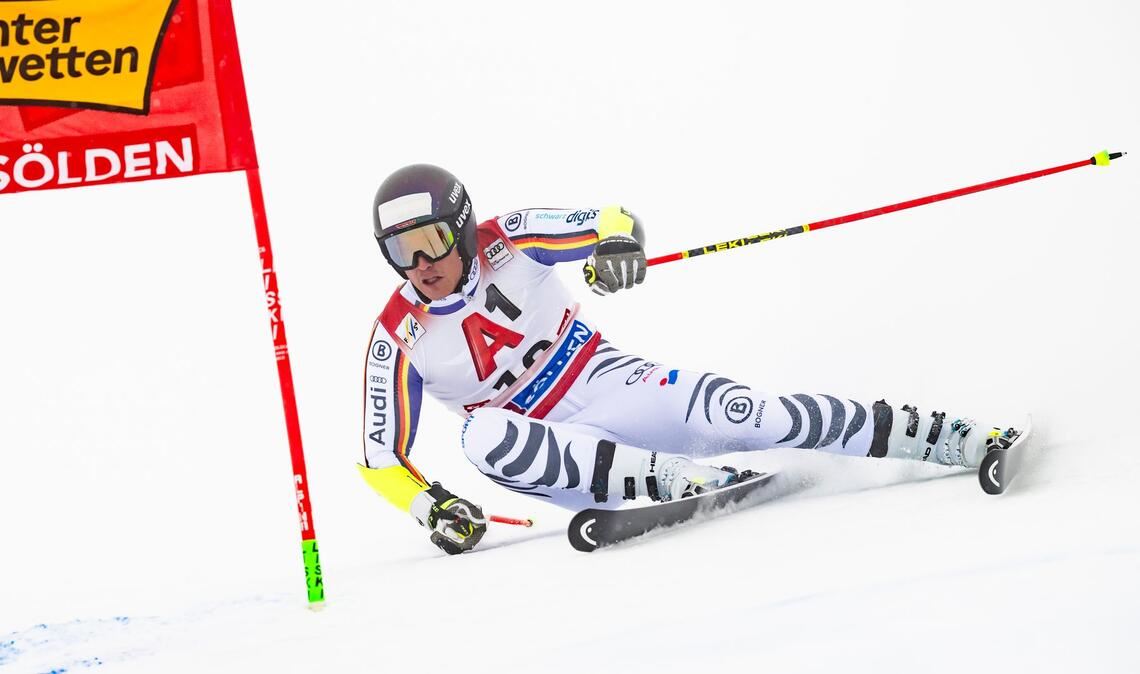 Bester Deutscher beim Saisonauftakt in Sölden: Anton Grammel.