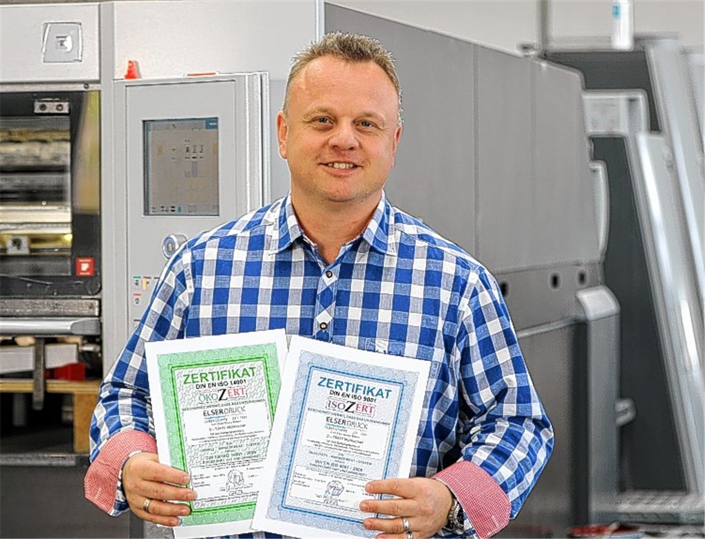Freude bei Elser Druck: weitere Zertifizierungen