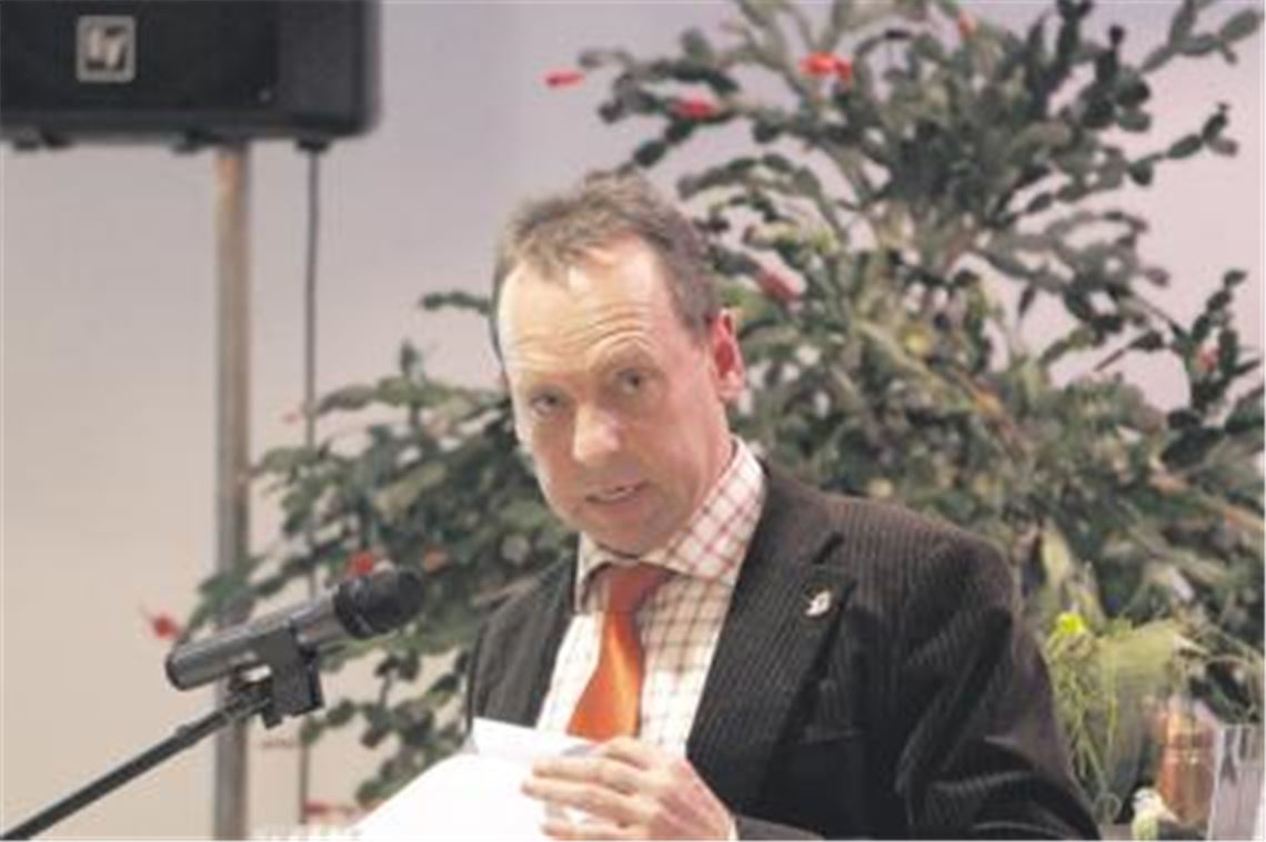 Bewegender Appell: Hardy Schober, der seine Tochter Jana am 11. März 2009 beim Amoklauf in Winnenden verloren hat. Foto: Tilo Keller