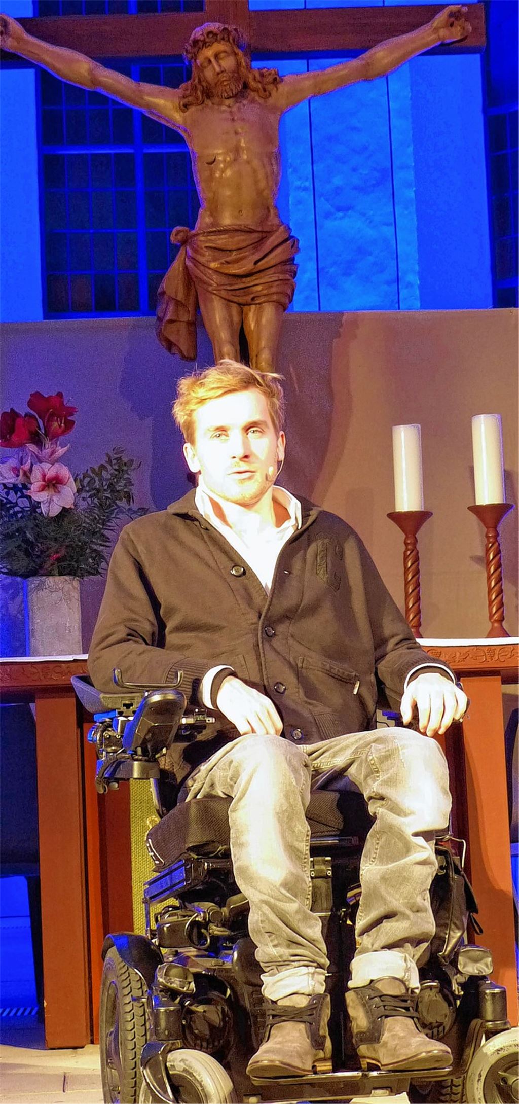 Bewegender Auftritt: Samuel Koch.