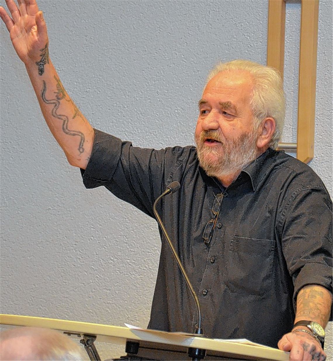 „Bibelraucher“ Wilhelm Buntz.Foto: bbk