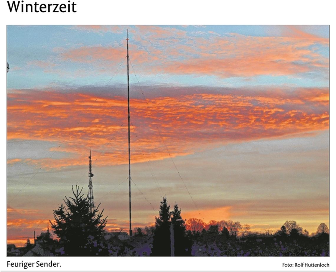 Feuriger Sender (Foto: Rolf Huttenloch)