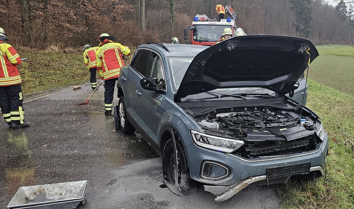 Schleudertour geht glimpflich ab
