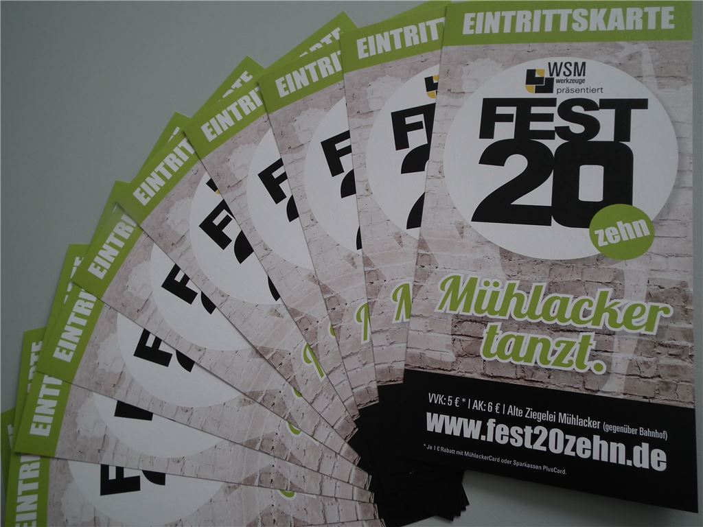 Jetzt mitmachen: Wir verlosen Eintrittskarten für das Fest20zehn.