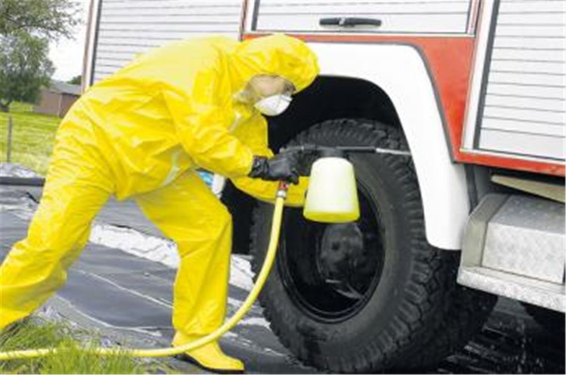 Übung: Tierseuche wütet auf Bauernhof