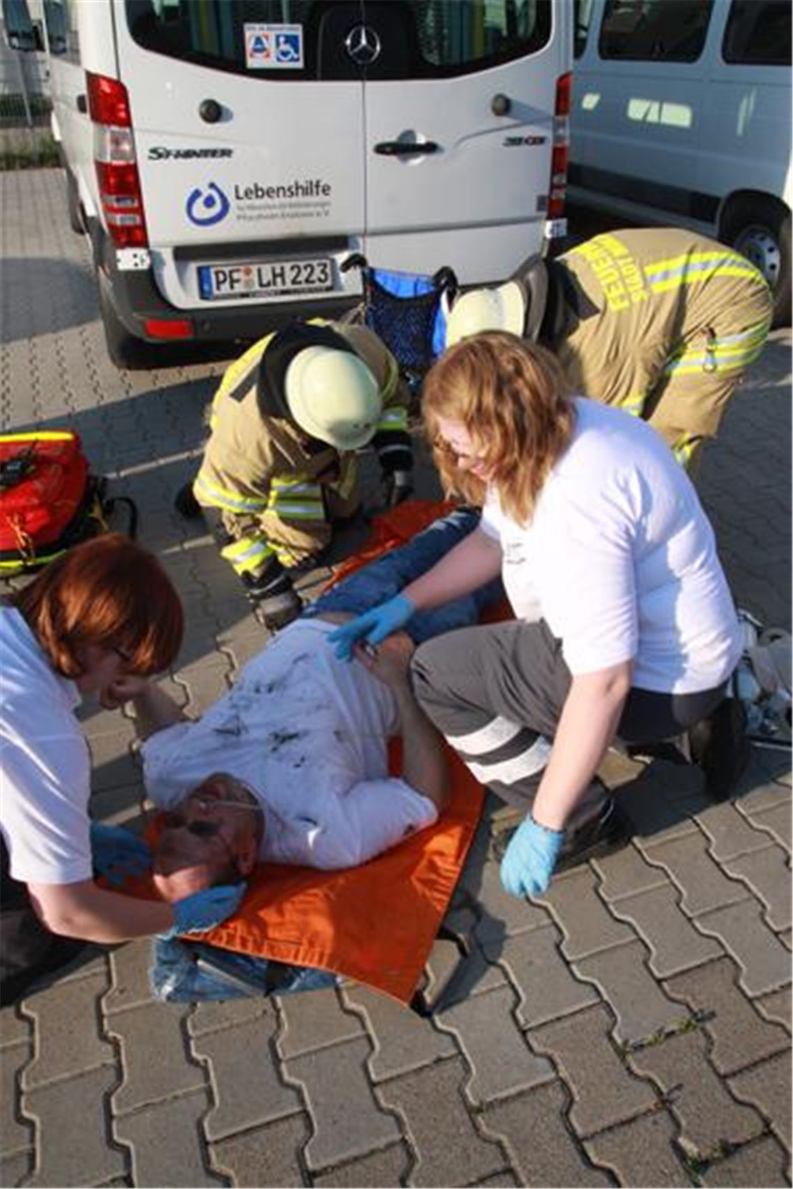 Feuerwehr probt den Ernstfall