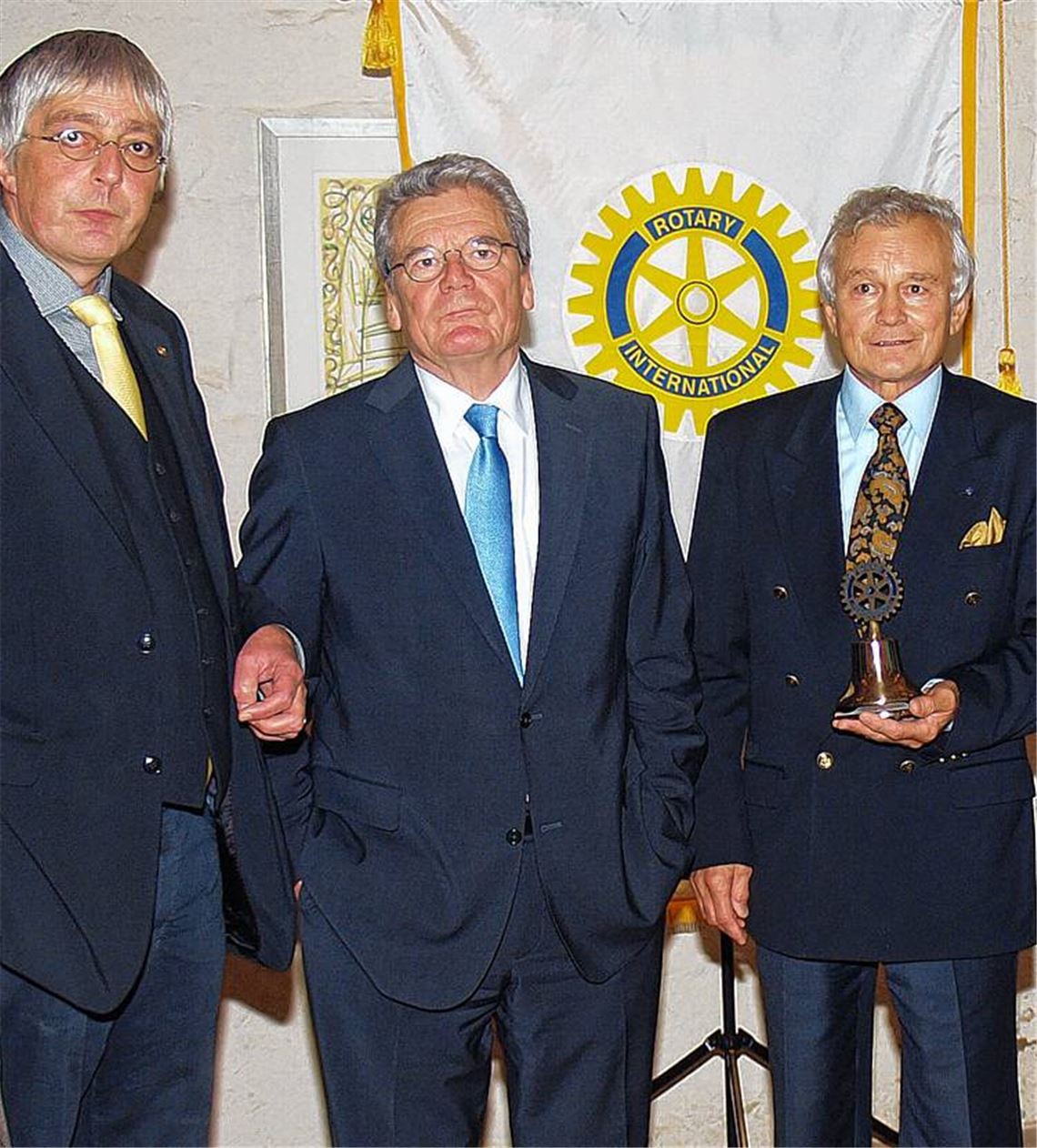 Schüler freuen sich über Präsident Gauck