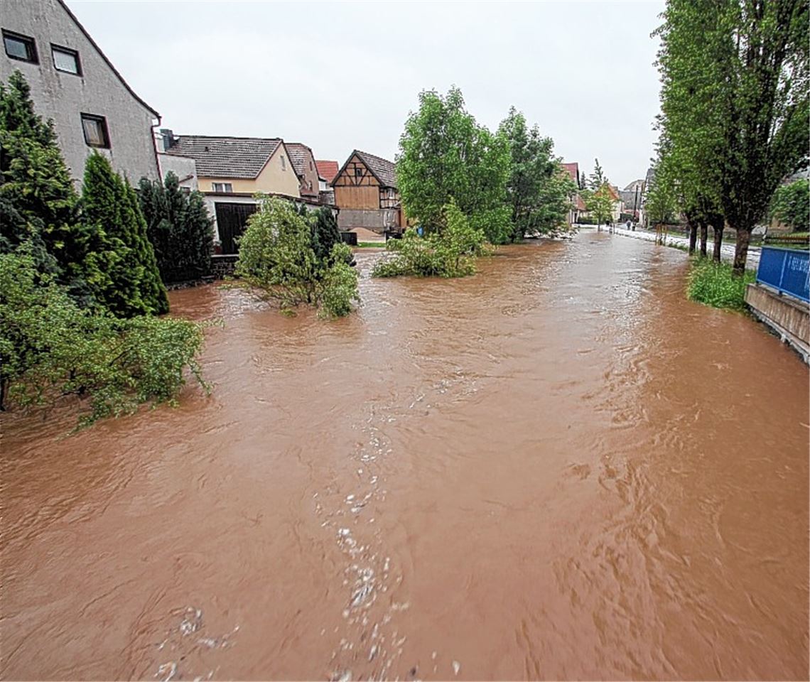 Land unter auch in Schmölln