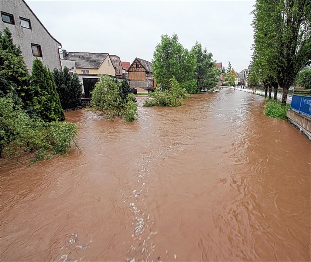 Land unter auch in Schmölln