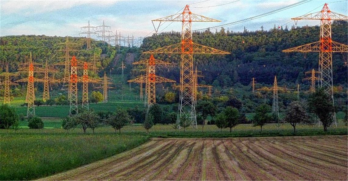 Energie im Abendlicht.