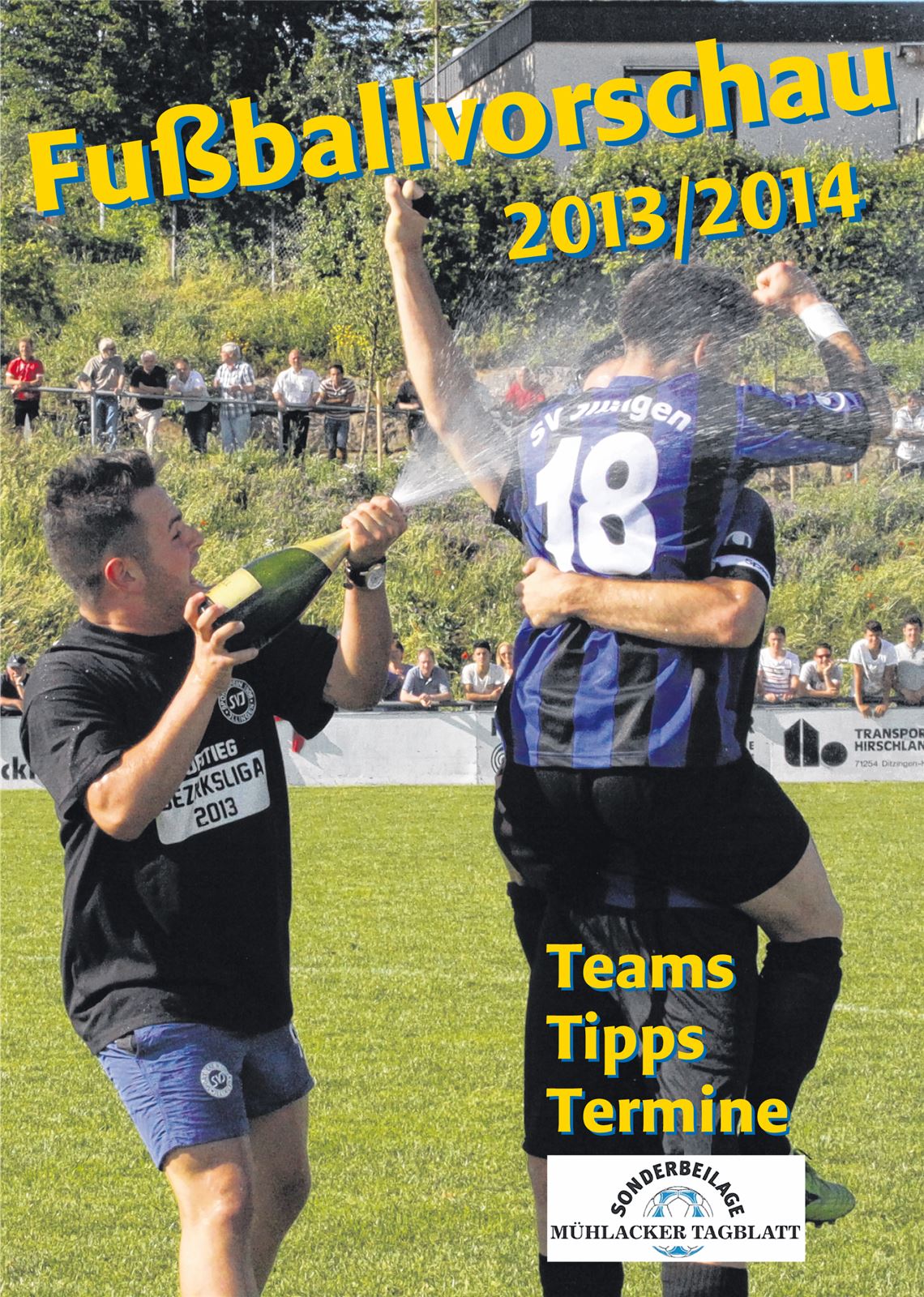 Fußballbeilage erscheint am Samstag