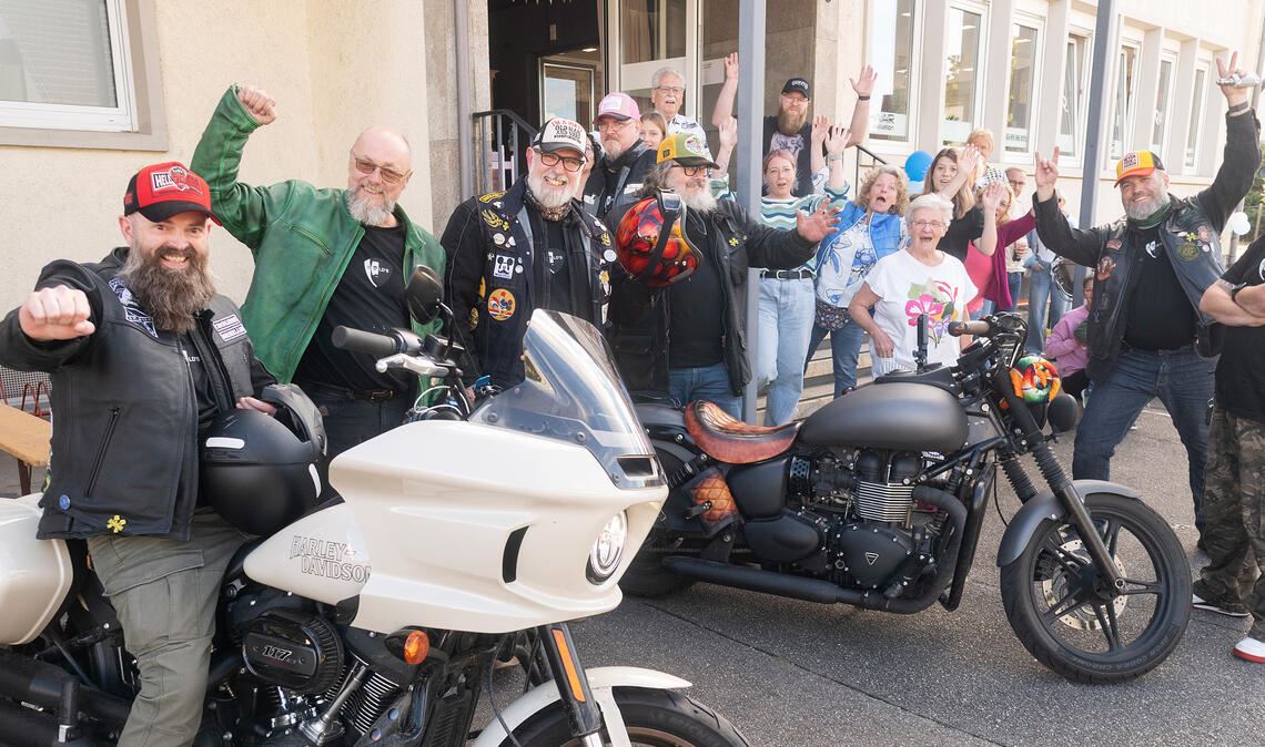 Biker unterstützen guten Zweck