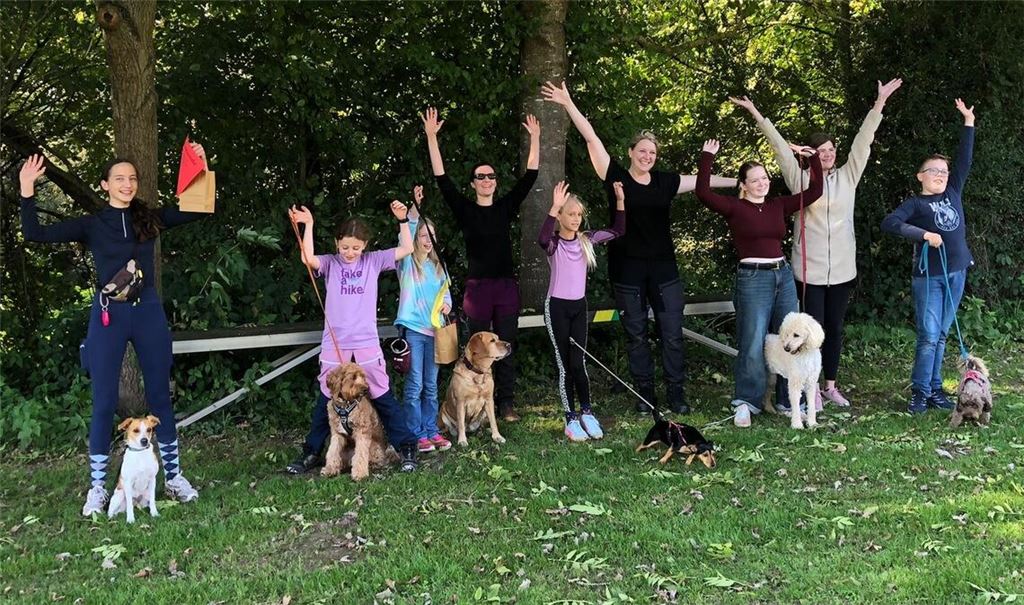 Spaß für Kinder und Hunde