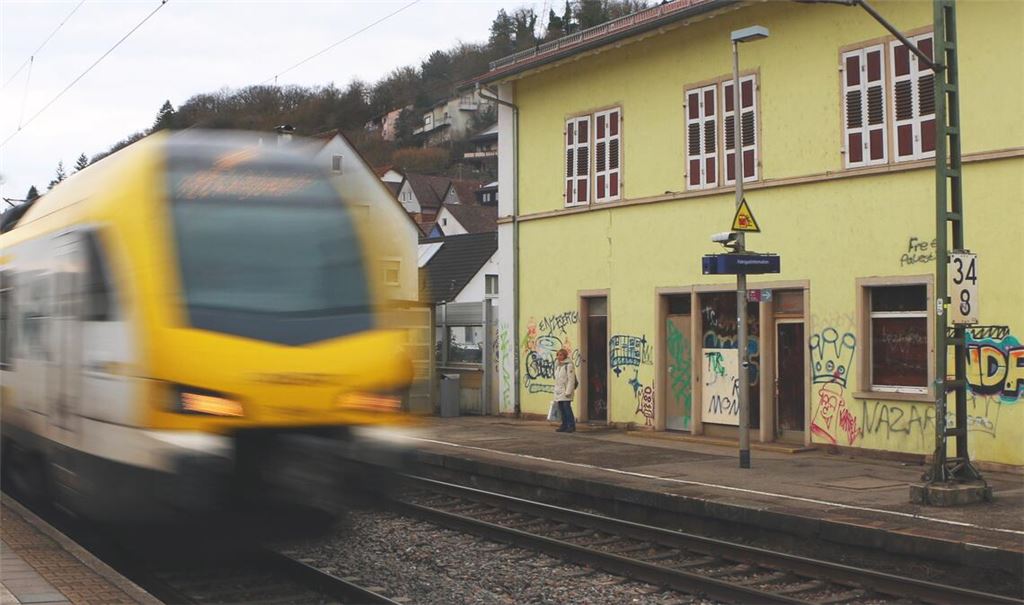 Bahnhof Enzberg wird umgebaut