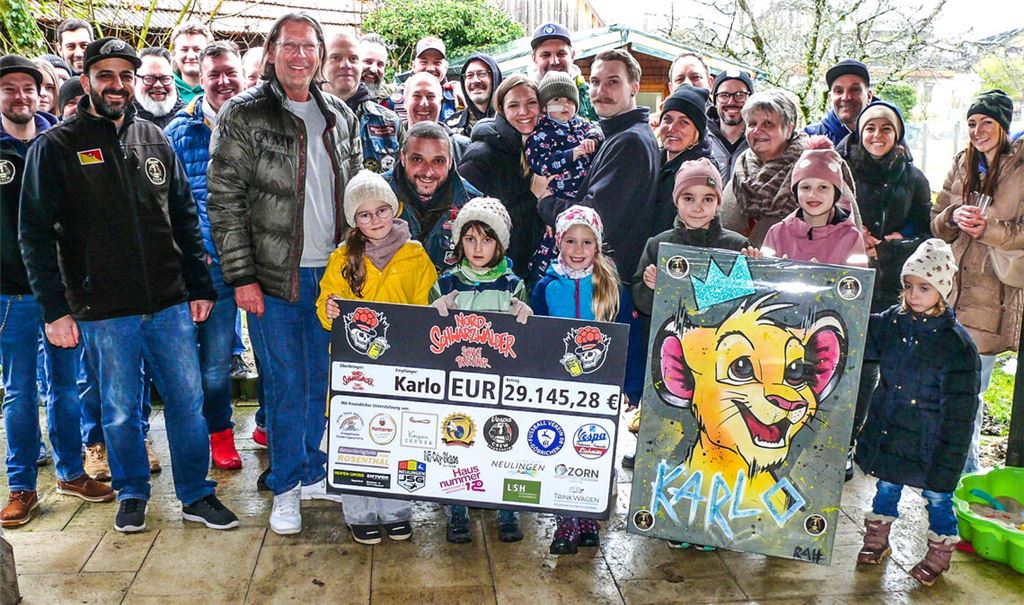 30000 Euro sollen Karlo helfen