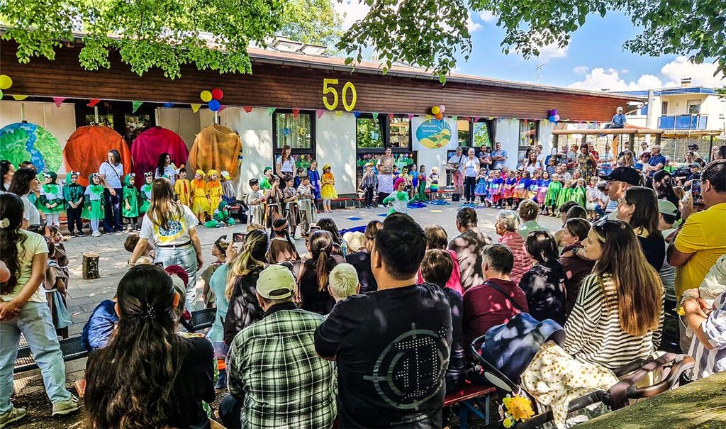 Kita „Vierzehn Morgen“ feiert beim Sommerfest ihr 50-jähriges Bestehen
