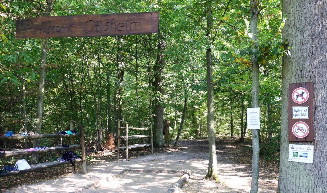 Ötisheimer Barfußpark ist vorübergehend geschlossen
