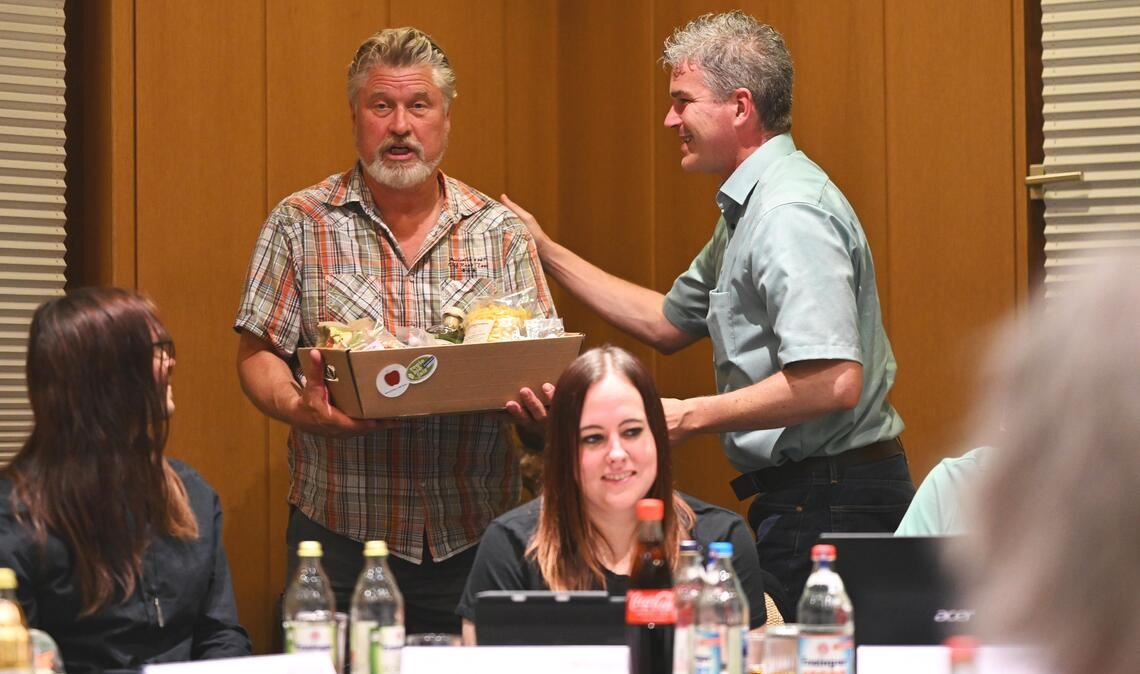 Abschiedsgeschenk für Robert Volk