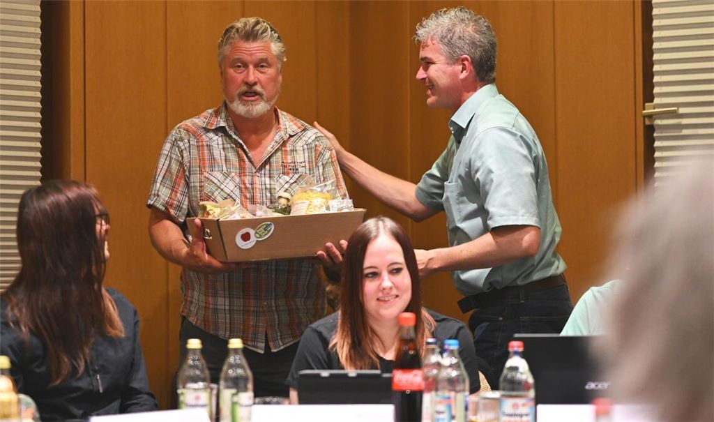 Abschiedsgeschenk für Robert Volk