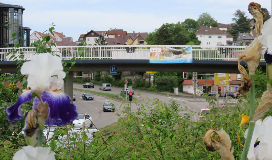 Banner-Werbung am B10-Steg ist nicht mehr erlaubt