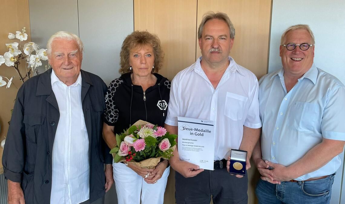 Dettinger dankt Heinfried Zundel