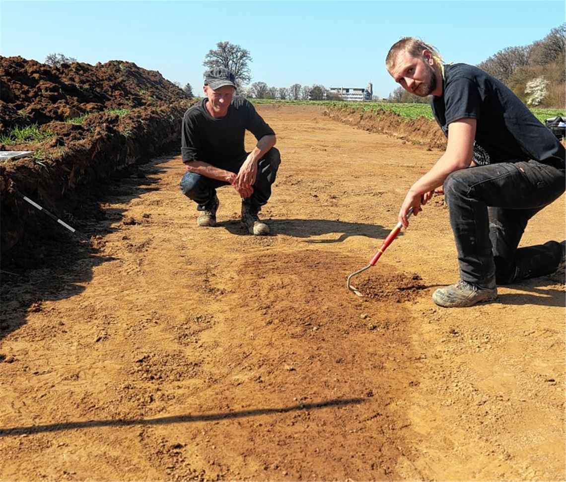 Spurensuche im neuen Gewerbegebiet