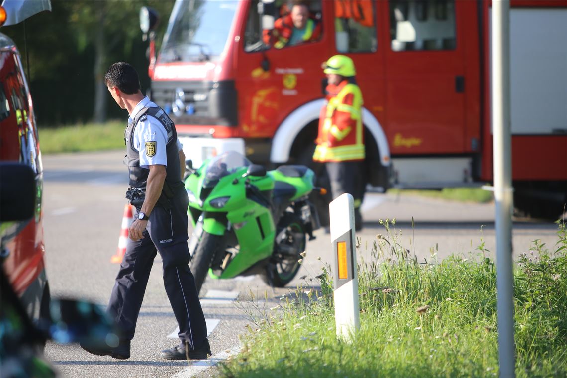 Unfall in Ötisheim: Autofahrer flüchtet. Foto: Huber
