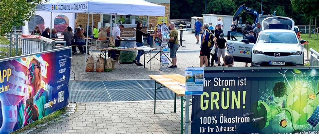 Stadtwerke informieren über grüne Energie