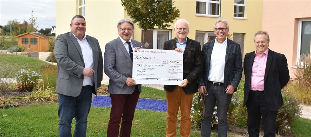 Spende für Demenzgarten