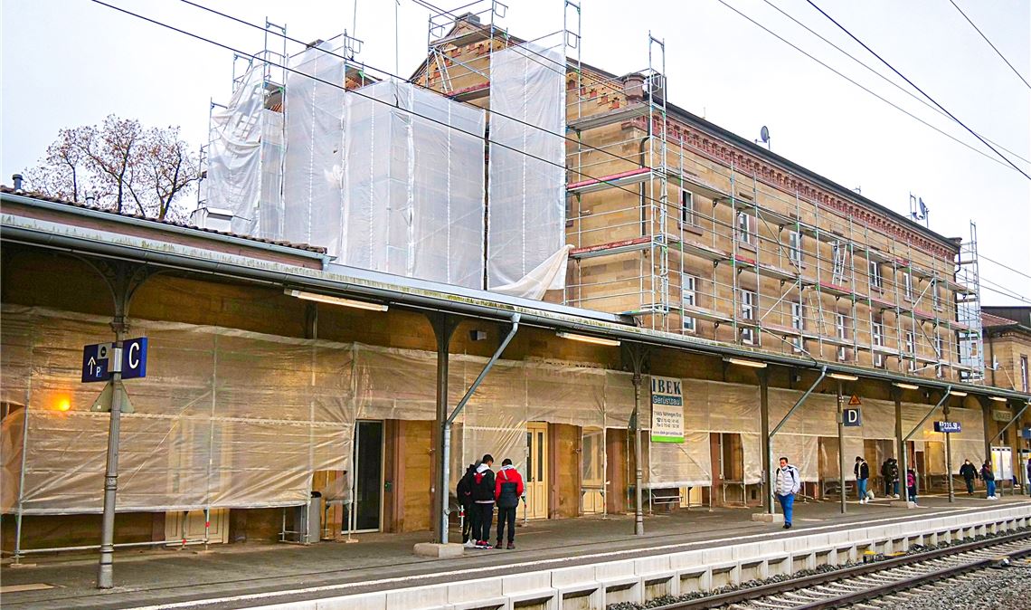 Bahnhof zeigt seine neue Seite