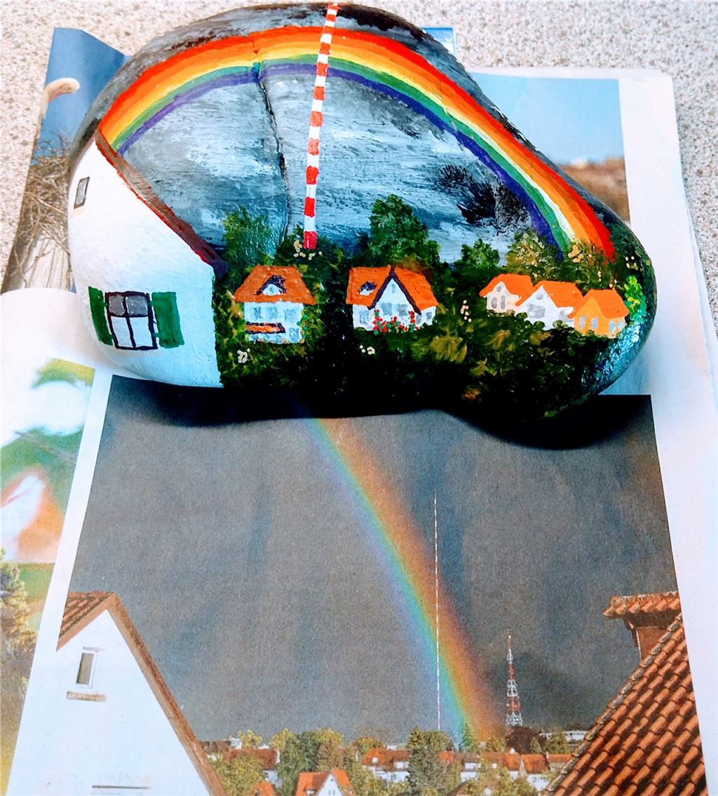 Auf Stein gemalt