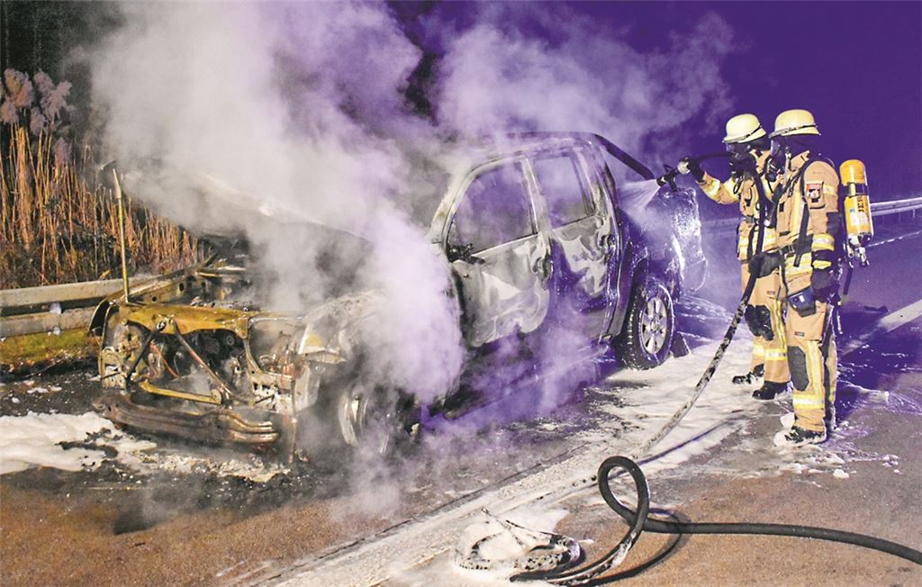 Auto brennt aus
