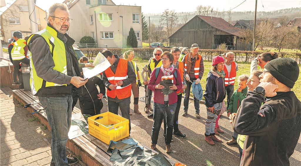 Schützinger Anwohner gehen auf Mülljagd